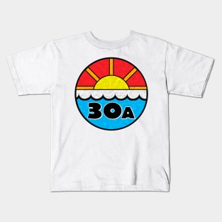 30A Emerald Coast Beach Ocean Vacation Florida Kids T-Shirt